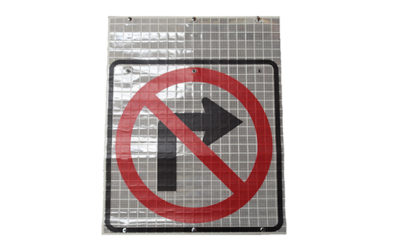 Cone Bar Roll-Up Signs