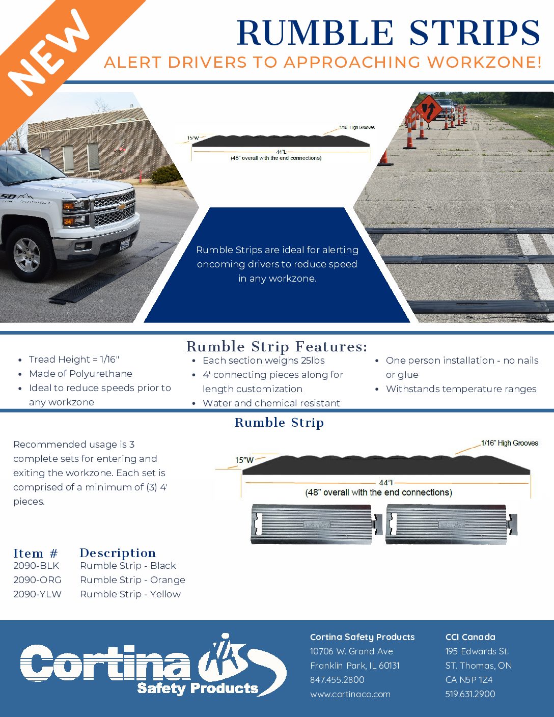 New Product: Rumble Strips